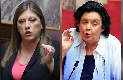 «Γνωστή συκοφάντρια»: Μετωπική σύγκρουση Ζωής Κωνσταντοπούλου - Λιάνας Κανέλλη στη Βουλή