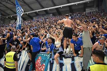 Οι ξέφρενοι πανηγυρισμοί παικτών και φιλάθλων του Ηρακλή για την άνοδο στην GBL!