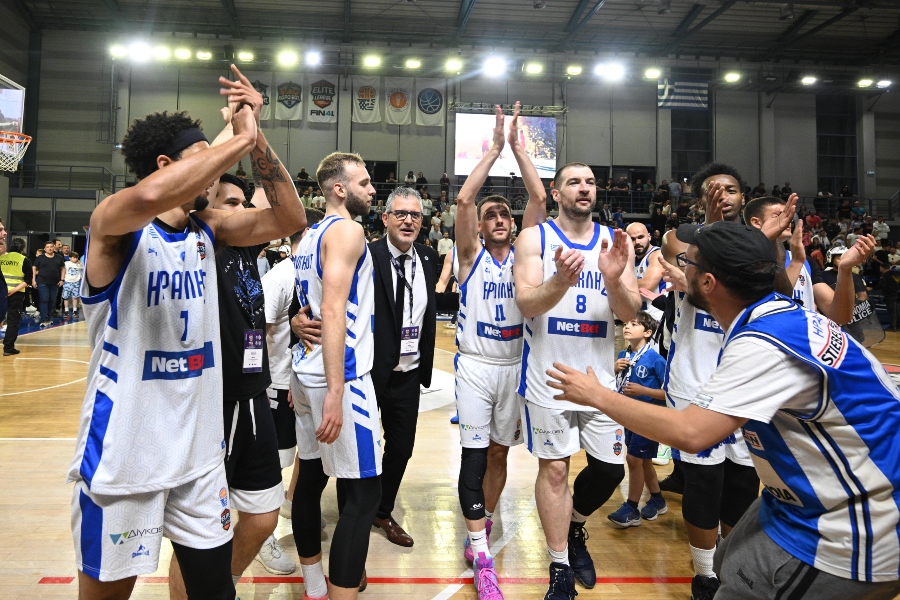 Ηρακλής: Οι ξέφρενοι πανηγυρισμοί παικτών και φιλάθλων για την άνοδο στην GBL