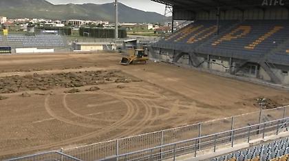 Asteras AKTOR: Ξεκίνησαν τα έργα στον χλοοτάπητα του Θεόδωρος Κολοκοτρώνης