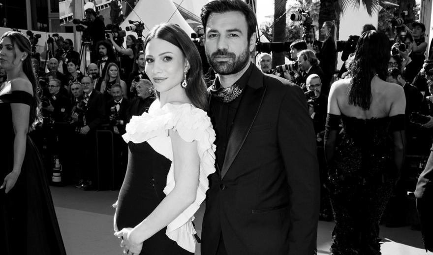 Ανδρέας Γεωργίου-Σιμώνη Χριστοδούλου: Φάνηκε η κοιλίτσα της στο Red Carpet των Καννών