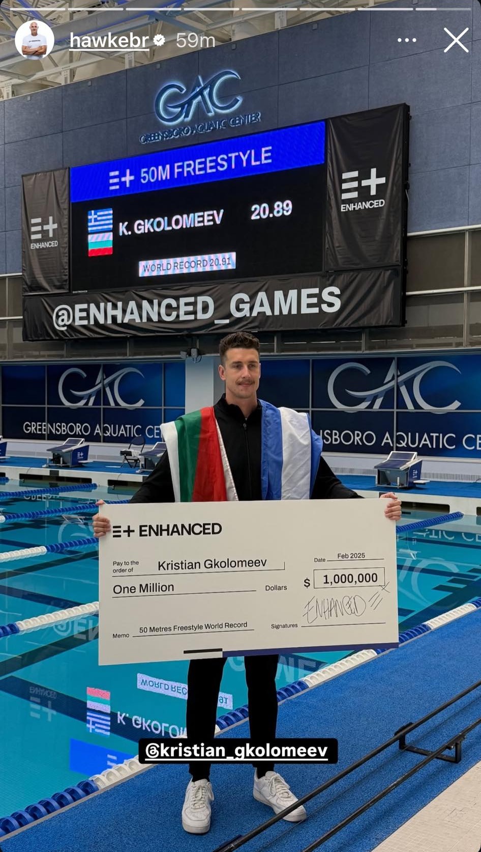 Γκολομέεβ: Παγκόσμιο ρεκόρ