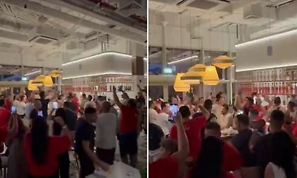 «100 χρόνια και δεν είναι αρκετά»: Χαμός σε μπαρ του Άμπου Ντάμπι από φίλους του Ολυμπιακού!