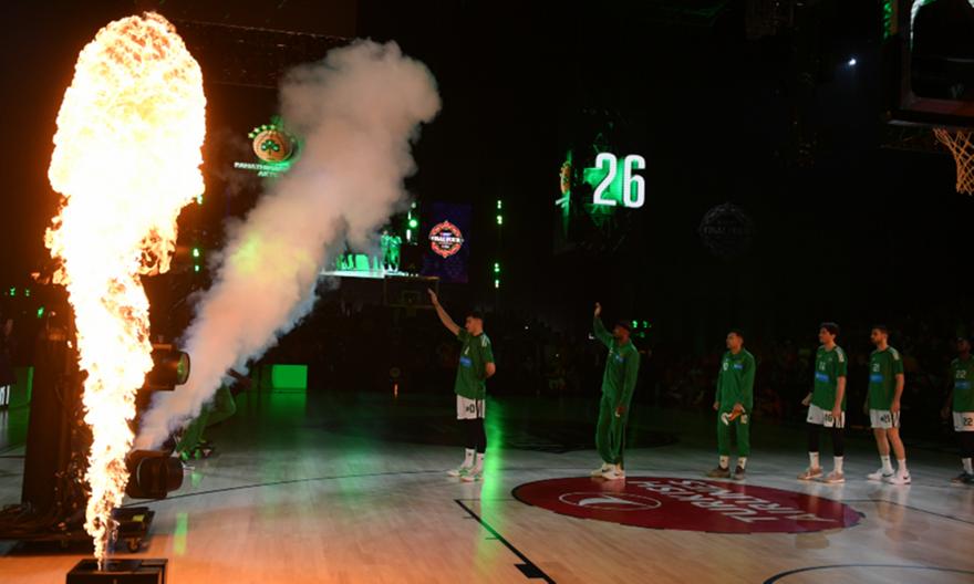 Η εντυπωσιακή παρουσίαση Παναθηναϊκού και Φενέρμπαχτσε στην Etihad Arena!