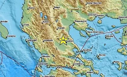 Σεισμός στη Λάρισα το πρωί της Παρασκευής (23/5)