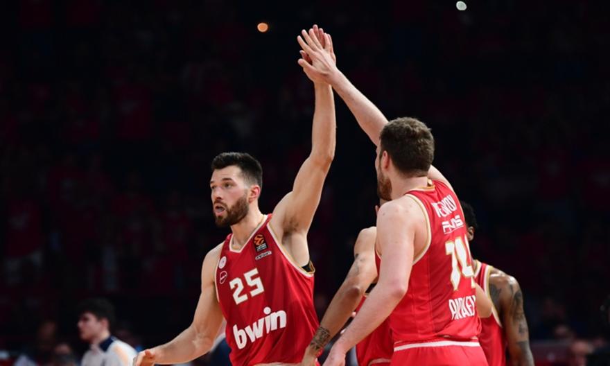 Ολυμπιακός-Παναθηναϊκός AKTOR 97-93: Πήραν την 3η θέση της Ευρωλίγκας οι «ερυθρόλευκοι»