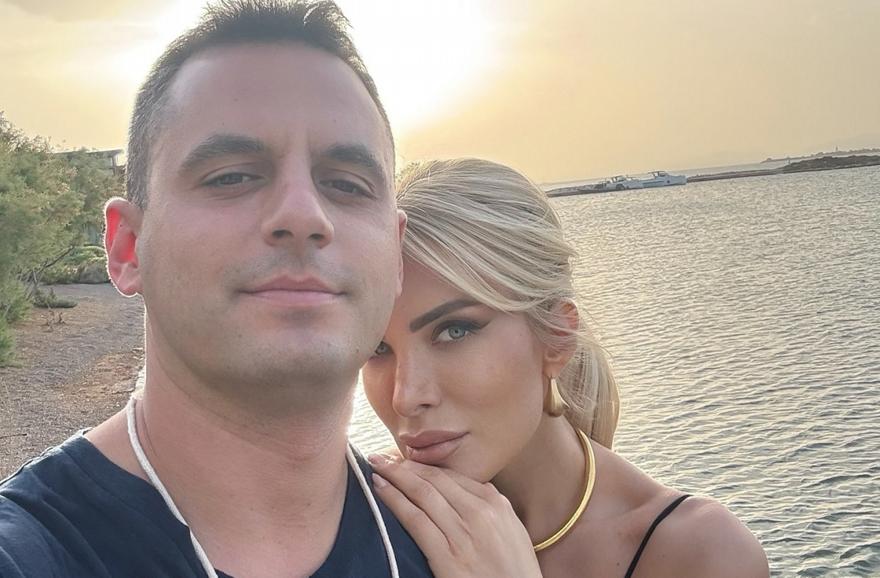 Κατερίνα Καινούργιου- Παναγιώτης Κουτσουμπής: Special γενέθλια με την Alaia στην τούρτα του!