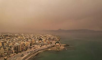 Σαχάρα η Κρήτη: 21 κιλά σκόνης ανά στρέμμα στο Ηράκλειο - Το νησί «πνίγηκε» από το φαινόμενο