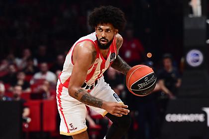 Διψήφιος ο Ντόρσεϊ στο πρώτο ημίχρονο του δεύτερου τελικού - Πιο επιδραστικός παίκτης του Ολυμπιακού