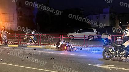 Τροχαίο δυστύχημα στη Λάρισα: Νεκρή 52χρονη μετά από σφοδρή σύγκρουση ΙΧ – μηχανής