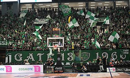 Παναθηναϊκός: Διαθέσιμα μερικά εισιτήρια για το Game 3 λόγω επιστροφών