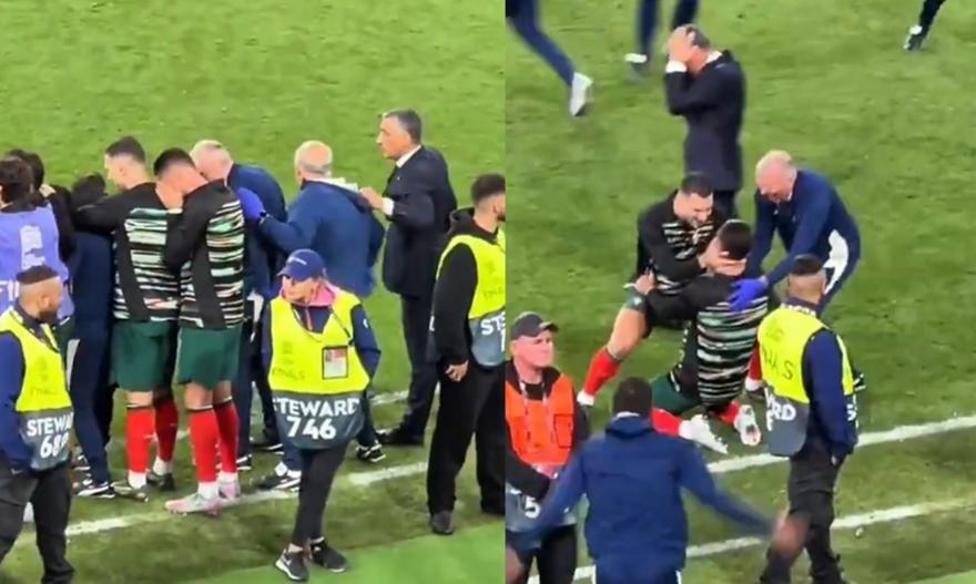 Οι φοβερές αντιδράσεις του Κριστιάνο: Δεν κοιτούσε το τελευταίο πέναλτι, ξέσπασε στην αγκαλιά του Νταλότ