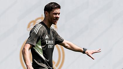 Πρώτη προπόνηση του Τσάμπι Αλόνσο στη Ρεάλ Μαδρίτης