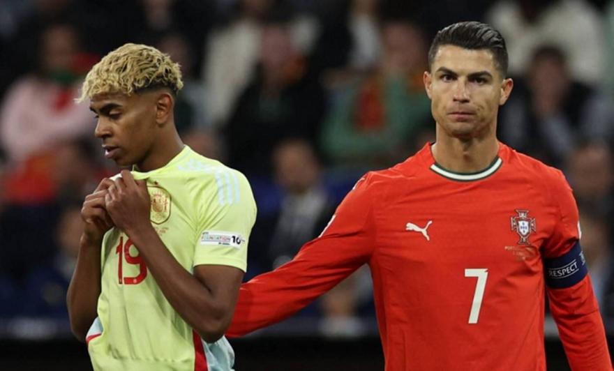 Η... ψυχρή χειραψία του Γιαμάλ στον Κριστιάνο έγινε viral