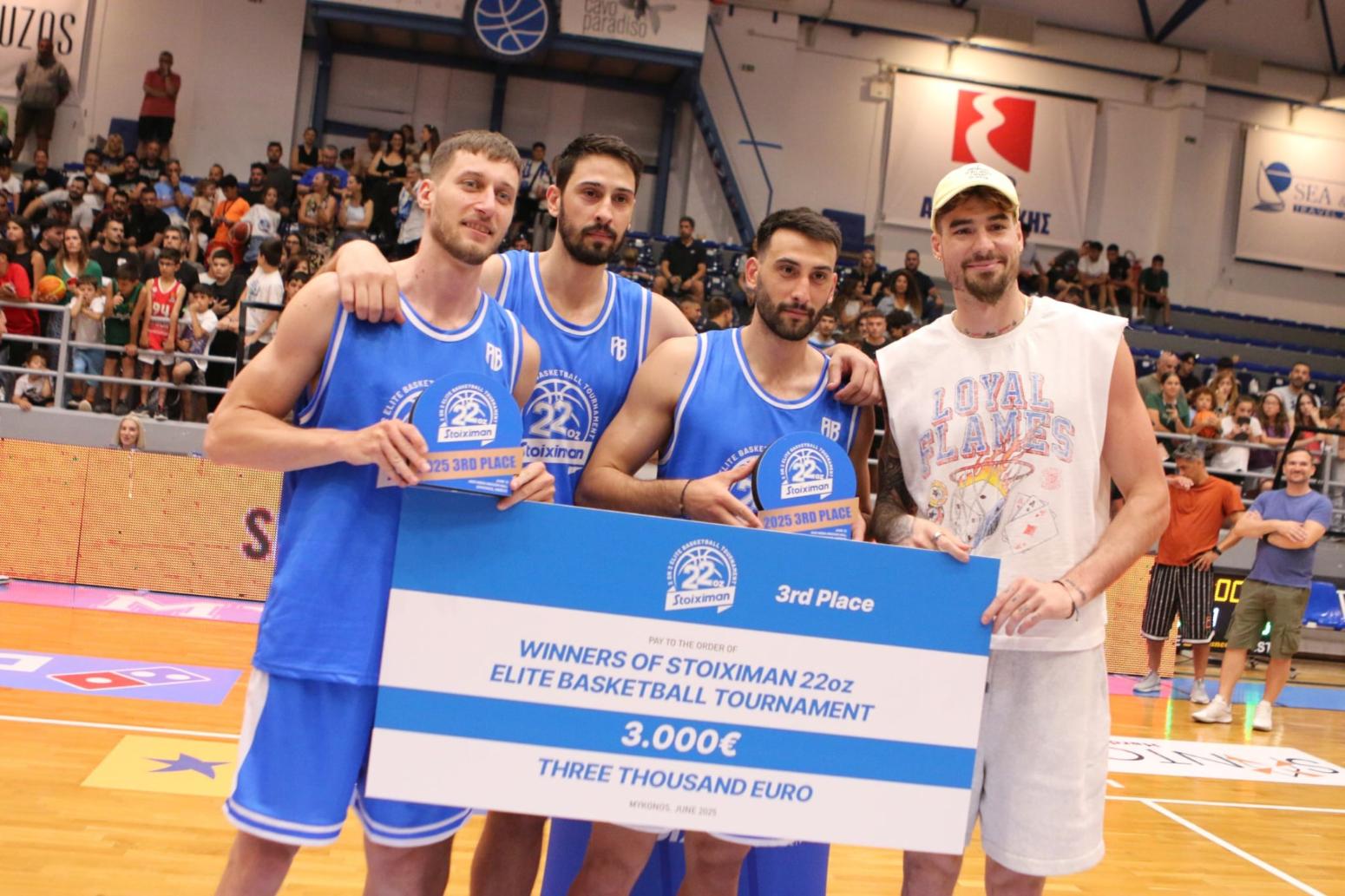 Stoiximan 22oz Elite Basketball Tournament: Μποχωρίδης,Κασελάκης,Περσίδης έκαναν το repeat