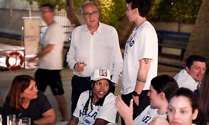 Ο Βαγγέλης Λιόλιος παρέθεσε δείπνο στην Εθνική Γυναικών ενόψει του Ευρωμπάσκετ 2025