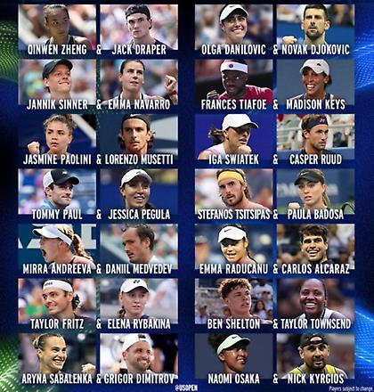 Τσιτσιπάς-Μπαντόσα στο μεικτό διπλό του US Open