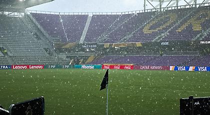 Διακόπηκε το Μπενφίκα-Όκλαντ Σίτι λόγω ισχυρής βροχόπτωσης