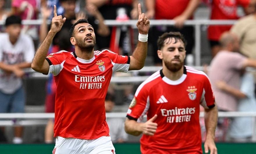 Μπενφίκα-Όκλαντ Σίτι 6-0: Καυτός Παυλίδης οδήγησε την Μπενφίκα σε εμφατική εξάρα