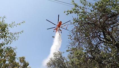 Μεγάλη φωτιά στην περιοχή Κοκκίνα στο όριο Μαγνησίας - Λάρισας