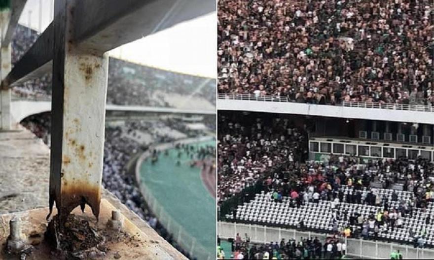 Τραγωδία στην Αλγερία: Κατέρρευσε κιγκλίδωμα σε γήπεδο, 3 νεκροί και 70 τραυματίες!