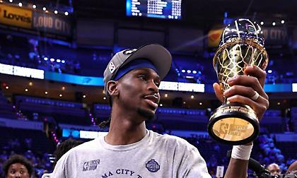 Συνεχίζει τον μύθο του ο SGA: MVP, πρώτος σκόρερ, πρωταθλητής και πολυτιμότερος των τελικών στην ίδια σεζόν!