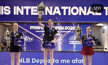 «Χρυσές» η Κοντοπούλου στις γυναίκες κι η Σπανού στις νεάνιδες στο ανοιχτό πρωτάθλημα του Κοσόβου