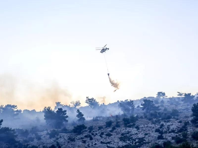 Χωρίς ενεργό μέτωπο η πυρκαγιά στη Χίο