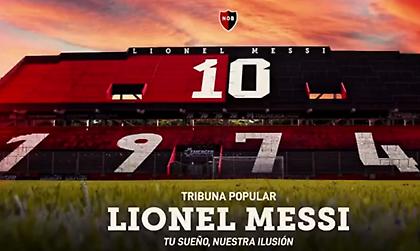 Η απόλυτη τιμή για τον Μέσι, με τη Νιούελς να δίνει τ' όνομά του σε εξέδρα του γηπέδου!