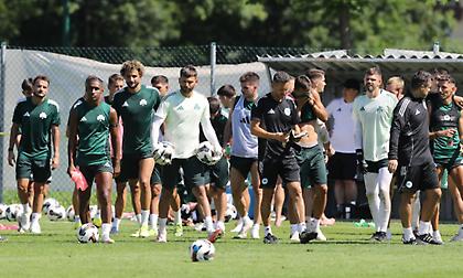 Στα ύψη η ένταση: Πρέσινγκ, κατοχή και γκολ στην πρωινή προπόνηση του Παναθηναϊκού