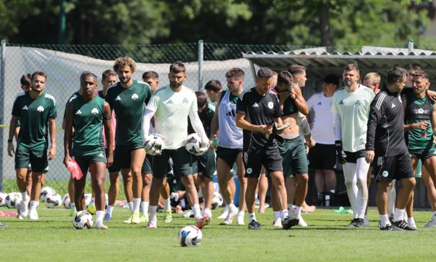 Στα ύψη η ένταση: Πρέσινγκ, κατοχή και γκολ στην πρωινή προπόνηση του Παναθηναϊκού