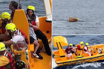 Δραματικές στιγμές στο κρουαζιερόπλοιο της Disney - Πατέρας πήδηξε στη θάλασσα για να σώσει την κόρη του (video)