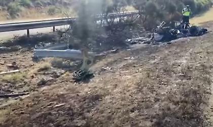 Το σημείο του δυστυχήματος όπου έχασε τη ζωή του ο Ζότα (video)