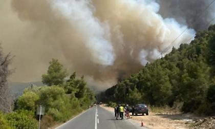 Χωρίς ενεργό μέτωπο φωτιάς η Χαλκιδική