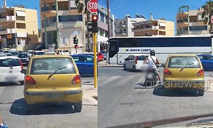 Χανιά: Δεν μπορούσε να περιμένει στο κόκκινο κι έφυγε… άνετος