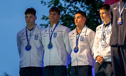 «Ασημένια» με πανελλήνιο ρεκόρ η 4χ100μ μικτή εφήβων στο Ευρωπαϊκό