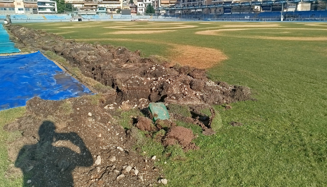 PAS Ioannina: It's not ai, it's the current picture of the stadium