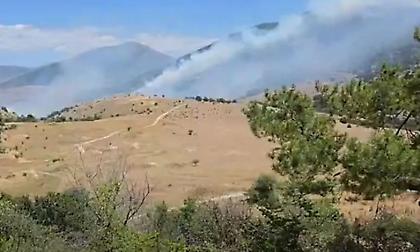 Φωτιά σε αγροτοδασική έκταση στο Δρέπανο Κοζάνης - Μήνυμα 112 για ετοιμότητα