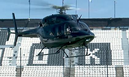 Το video από την άφιξη του Σαββίδη με το ελικόπτερο στην Τούμπα