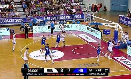 Ασύλληπτη no-look ασίστ του Καπετάκη στον Πατρίκη πίσω από την πλάτη αντιπάλου!