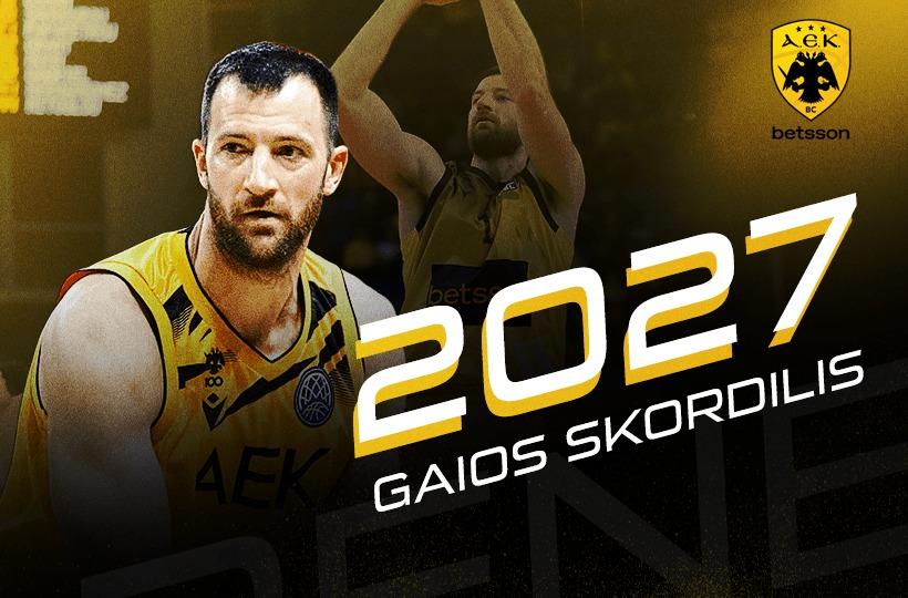 ΑΕΚ: Ανανέωσε με τον Σκορδίλη για δύο χρόνια