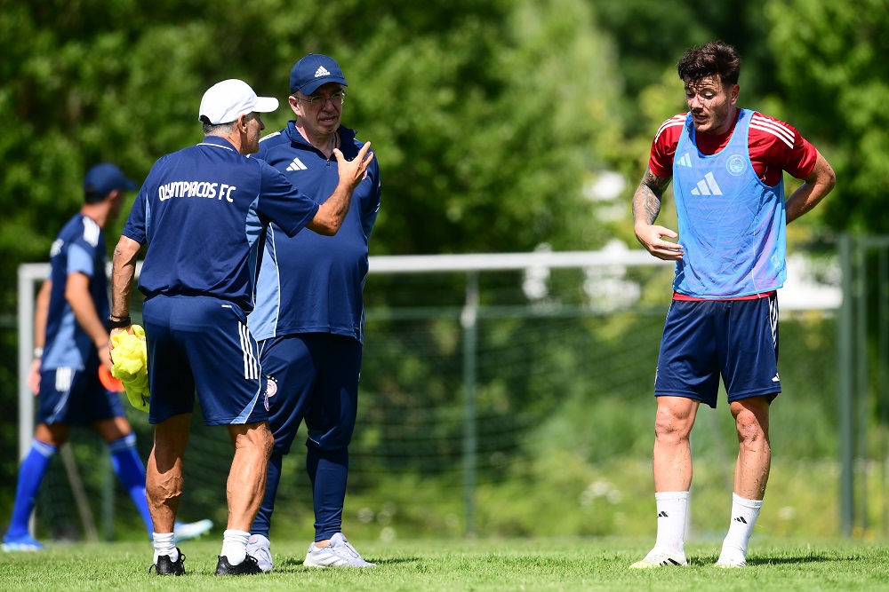 Ολυμπιακός: Ασκήσεις με μπάλα από την αρχή από τον Μεντιλίμπαρ