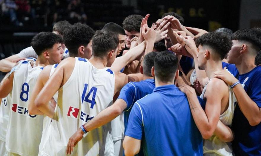 Εθνική Εφήβων: Τουρκία-Ελλάδα 70-75