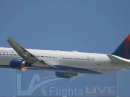 Βίντεο από τη στιγμή που αεροσκάφος της Delta Airlines πιάνει φωτιά την ώρα της απογείωσης