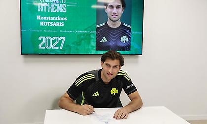 Κότσαρης: «Ο Παναθηναϊκός είναι οικογένεια μου, ευχαριστώ τον κ. Αλαφούζο για την ευκαιρία να επιστρέψω»