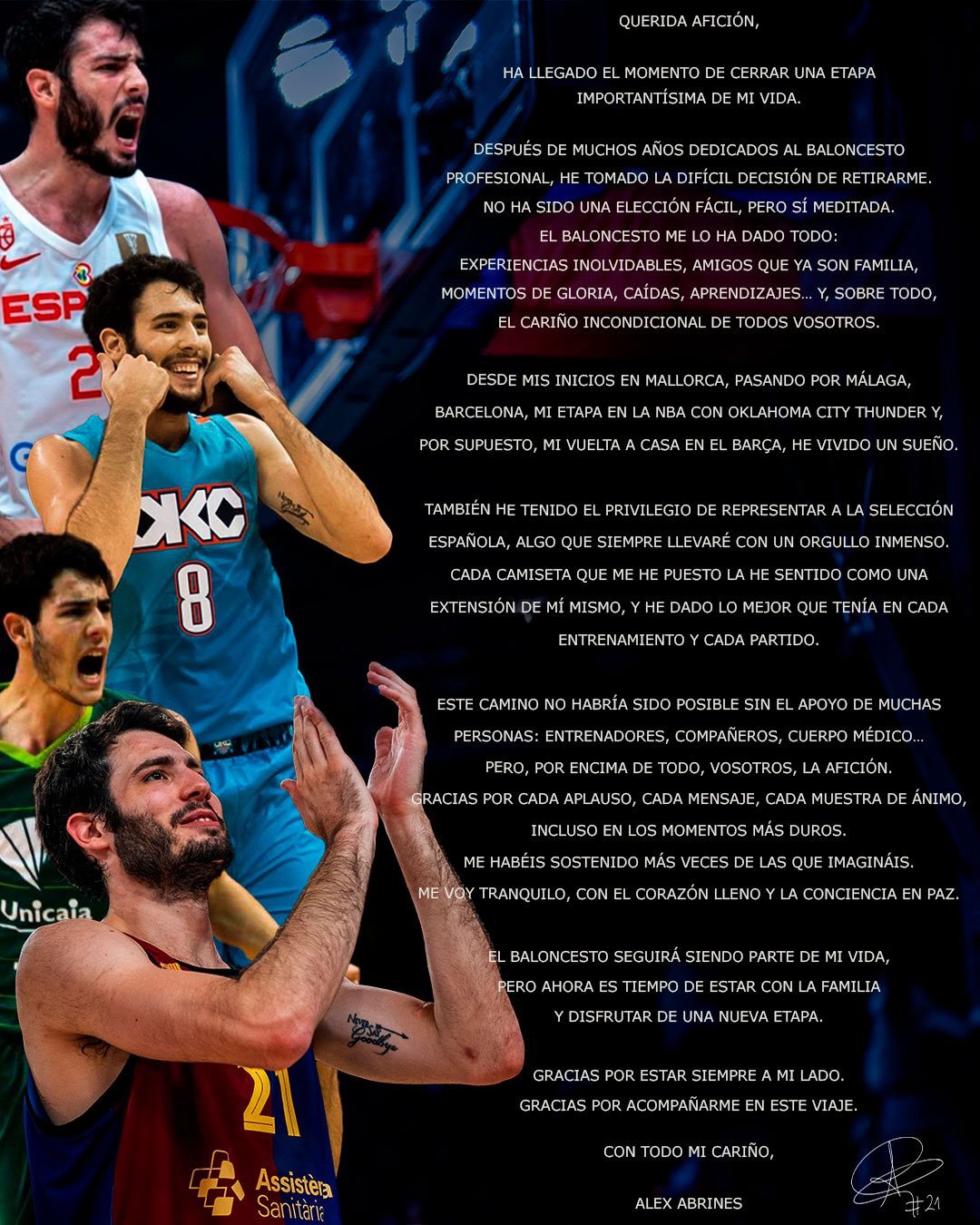Αποσύρεται ο Άλεξ Αμπρίνες στα 32 του!