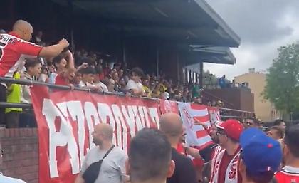 Βροντερό «παρών» από τους φίλους του Ολυμπιακού στο φιλικό με τη Νόριτς στην Ολλανδία