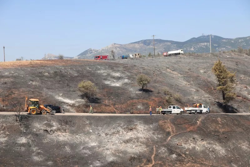 Η επόμενη μέρα μετά τη φωτιά στο Κρυονέρι