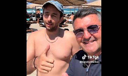 Απρόσμενη «συνάντηση» με... Ανδρουλάκη στην Αμμουδάρα!