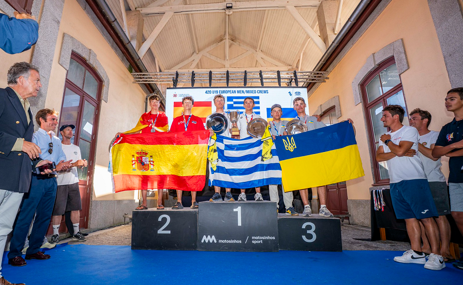 At the top of the world the Greek sailing